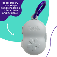 Muatkan imej ke dalam penonton Galeri, Bekas Kutleri Kanak-Kanak: Kelabu Sejuk