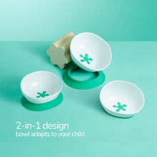 Load image into Gallery viewer, Baby 2-in-1 Suction Bowl: Aqua
